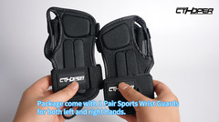 Fitted Wrist Guard Support Brace for Snowboarding, Skating, Motocross, Biking
