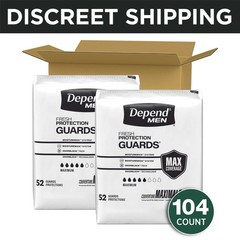 Depend Incontinence Guards/Incontinence Pads fr Men/Bladder Control Pads Maximum