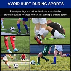 Football Soccer Shin Guards Pads for Kids Youth Adult Sport Leg Protective Gear