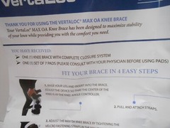 Vertaloc Max OA Knee Leg ROM Brace Support LEFT Small NEW Bundle