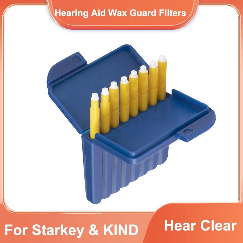 (8 Pcs) Starkey Hearing Aid Wax Guards Filters, Hear Clear Accessories