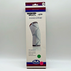 FLA Orthopedics ProLite Motion Comfort 3D Knee Support White XX Small Anti Slip