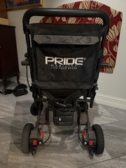 Pride Mobility Jazzy Carbon Folding Travel Power Wheelchair – Battery 44 Lbs