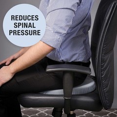 HealthSmart 360° Swivel Seat Cushion Chair Assist – Elderly Twisting Disc Gray