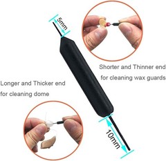 Comprehensive Hearing Aid Cleaner Set – 3 Packs of Wax Guards & Brushes for Care