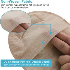 21 PCS Two-Piece Ostomy Pouches with Activated Carbon Filter for Freshness
