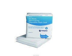 Colectomy No Rinse Disposable Washcloths 30 Count Foaming Cleansing Wipes
