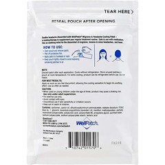 Migraine Headache Cooling Patch Drug Free Lasts Up to 12 Hours Large Patches 4