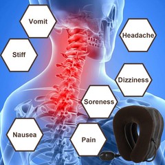 Cervical Neck Traction Device Collar Brace Support Pain Relief Stretcher Therapy