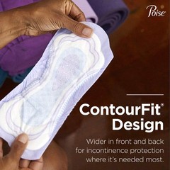 Poise Incontinent Pad 3.5 x 16″ Regular Length Ultimate Supreme 132 Ct