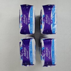 Always Discreet Incontinence Pads 54 Ct Size 4 Moderate Long (4-Packs Total 216)