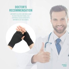 Doeplex Arthritis Gloves Fingerless Compression Gloves Carpal Tunnel Pain Relief