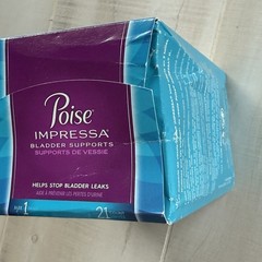 Poise Impressa Bladder Support Tampons, Size 1, 21 Count, Exp2023 FREE SHIP Read