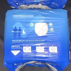 FitRight Underwear Incontinence Pants L White Extra Absorbency 600ml Disposable