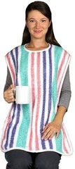 Long Length Adult Bib X Large 18×35 Clothing Protector Super Absorbent Baystripe