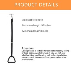 Ceiling Mounted Bed Trapeze for Elderly & Disabled – Mobility Transfer Aid, Stan