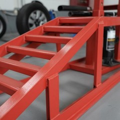 Car Maintenance Ramp Sloped Hydraulic Car Ramp Sturdy Duty Steel