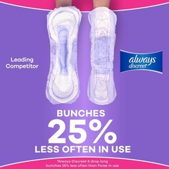 Always Discreet Incontinence Pads For Women Ultimate Extra Absorbency Long 42