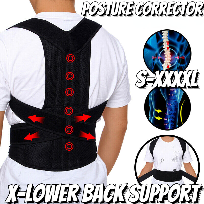Posture Corrector PreventSlouching Provide Back Support ImproveThoracic Kyphosis