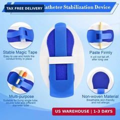 10Pcs Foley Catheter Stabilization Device, Urinary Leg Bag Catheter Tube Holder,
