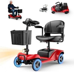 Mobility Scooter,4 Wheel Mobility Scooter,15 Miles Range,300LBS