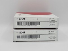 Hollister 14307 2-Piece Ostomy Barrier, 2 boxes, 5 units/box Exp 6/1/29
