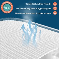 50 or 100 Pack Super Absorbent Disposable Underpads XXL 30″ x 36″ Leakproof Bed