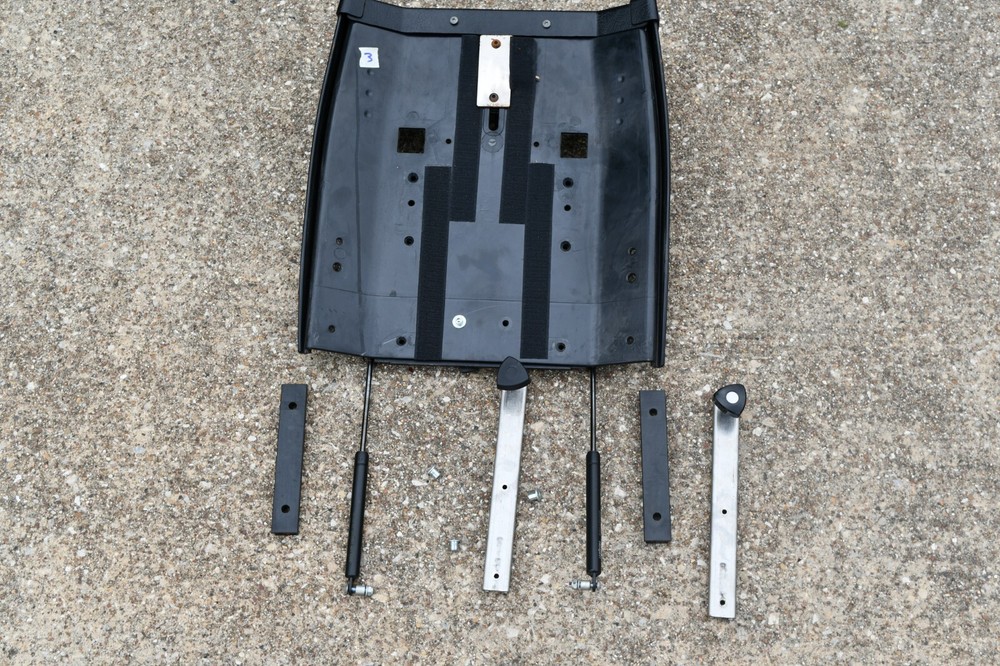 PERMOBIL C500 REAR SEAT METAL REST W SPRINGS – GOOD SHAPE- AS PICTURED 516C2