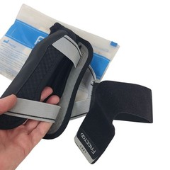 Freetoo Wrist Support Brace For Left Hand S/M Black Gray With Adjustable Straps