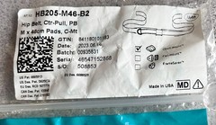 HB205-M46-B2 Bodypoint Hip Belt Center -Mt Size Medium Cinch Mount Wheelchairs