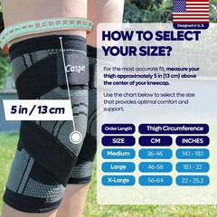 Knee Brace Compression Sleeve Support Joint Pain Arthritis Relief For Sport Gym