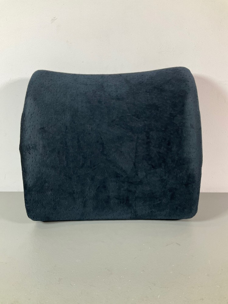 Aurora Lumbar Support Cushion – Contoured, Ergonomic Dark Blue with Adjustable S
