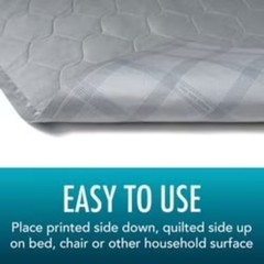 Washable Protective Underpad for Incontinence, XL, Maximum Absorbency