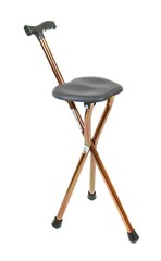 Pepe Mobility Folding Cane Seat 32.5 Height Walking Cane Seat For Travel Men