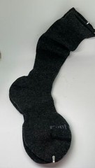 Compression Socks Unisex Sports Wool Knee High – 10~15 mm/Hg – Dark Grey- L – XL