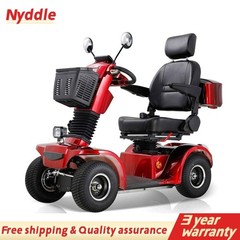 500W 4 Wheel Mobility Scooters 48V 20Ah 31 miles 10mph 330lbs for Adult Senior