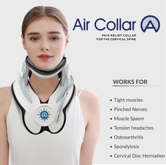 Neck Traction Device – Cervical Stretcher for Pain Relief & Spine Alignment – El