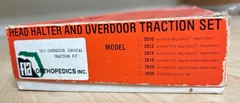 Vintage Over The Door Head Traction Set, For Neck and Back Pain with Box
