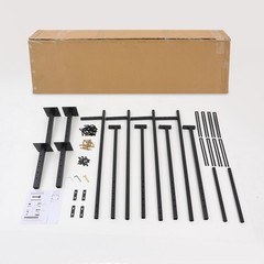 Walking Aid Parallel Bars Height Adjustable for Rehab&Walking Balance Issues