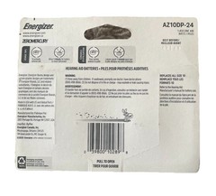 Energizer EZ Turn & Lock+PowerSeal Hearing Aid Batteries, 24-Pack 1.4V Size 10