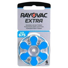 Rayovac Extra Advanced Size 675 MF PR44 Batteries 1.45V Zinc Air