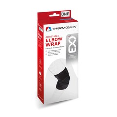 Thermoskin Exo Adjustable Elbow Wrap For Weak or Injured Elbows Black 80117
