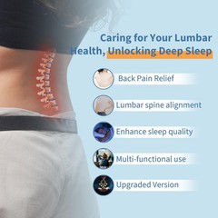 Lumbar Support Pillow for Bed Relief Back Pain: Lower Back Pillow for Sleeping