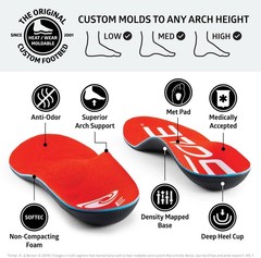 SOLE Active Medium Insoles w/ Met Pad | Arch Support for Metatarsalgia Relief