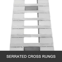 60/72/84/94“Aluminum Ramps 6000Lbs Truck Car Auto Trailer Ramps Hook end
