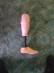 TRULIFE Below Knee Right Prosthetic Leg AAA225 AAA210 Carbon Cup + 28W Foot