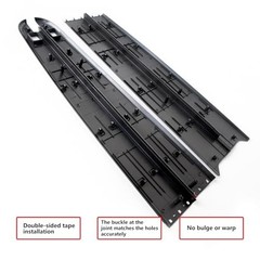 Truck Bed Side Rail Caps for Dodge Ram 1500, 5.7ft Bedrails Protectors with