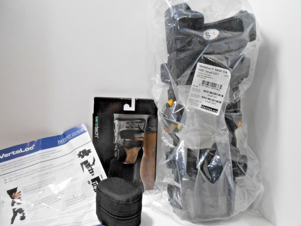 Vertaloc Max OA Knee Leg ROM Brace Support LEFT Small NEW Bundle