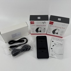 RCA OTC Hearing Aid – Rechargeable Right & Left Ear 15-Hour Battery w/Stand NEW