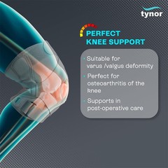 Tynor OA Knee Support (Neo) Joint Support, Pain Relief Comfortable & Durable FS